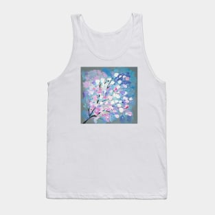 Asphalt, white and purple Tank Top